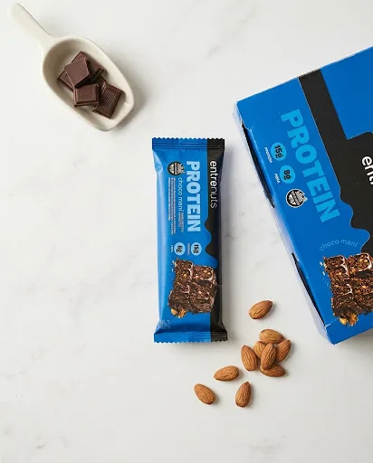 Barras Proteicas Sin TACC x 10 de Choco Maní Entre Nuts